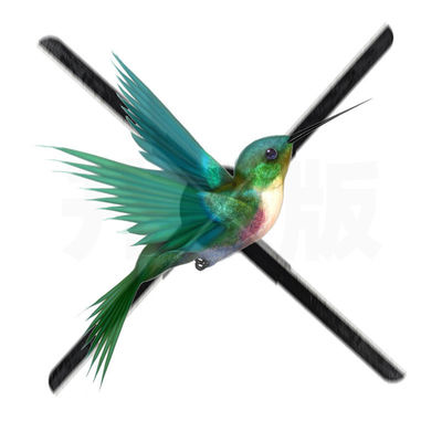 Grande proiettore olografico 3D da 180 cm con 4 lame 1.692mm pixel pitch Wifi App Control