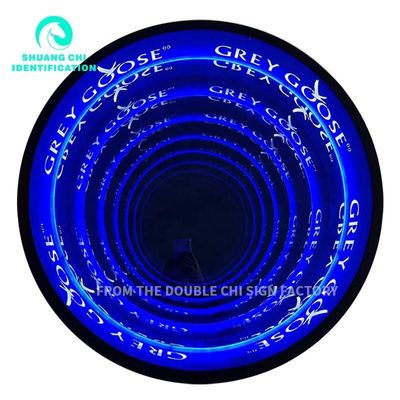 Fonte di alimentazione Moderno specchio al neon per ambienti elevati e miglioramento della stanza a strisce LED