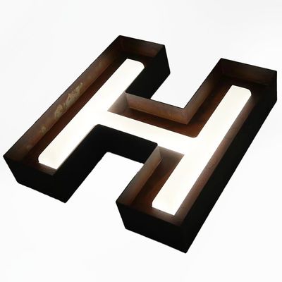 40C Dimensioni personalizzate Striscia di luce LED esterna per personaggi luminosi Segnaletica di magazzino