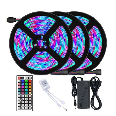16.4ft 12V 5050 RGB Smart Bluetooth LED Strip Music Light per la decorazione della camera da letto