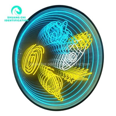 Illuminazione ambientale a specchi di neon a colori personalizzati Il modo perfetto per illuminare il tuo spazio