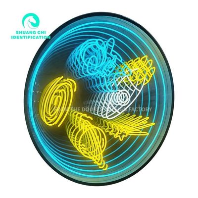Migliora il tuo spazio con il processo di installazione svelato dello specchio dell'abisso al neon