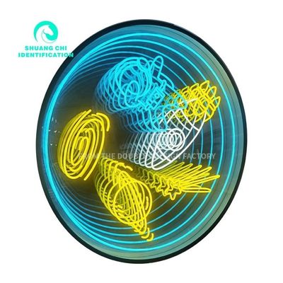 Trasforma il tuo arredamento con Neon Abyss Mirror Trends e Wall Screw Fix Installation