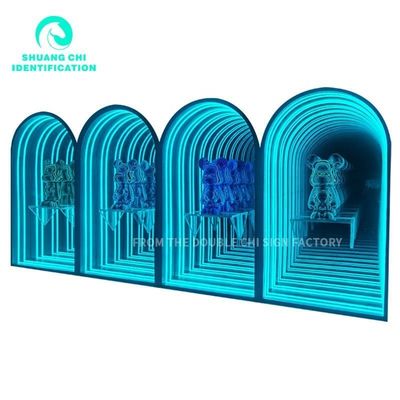 Trasforma il tuo arredamento con Neon Abyss Mirror Trends e Wall Screw Fix Installation