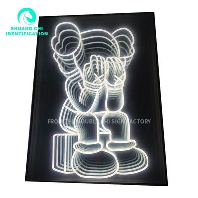 Trasforma il tuo arredamento con Neon Abyss Mirror Trends e Wall Screw Fix Installation