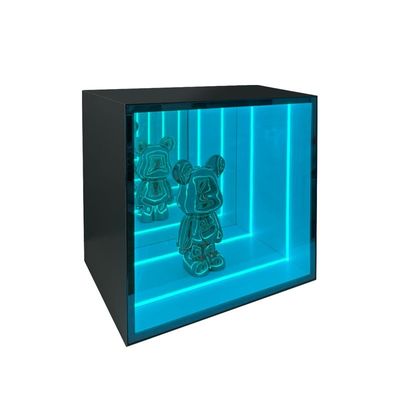 Indoor Outdoor hanging wall led cambiamento di colore luce decorativa abisso specchio infinito display armadio specchio