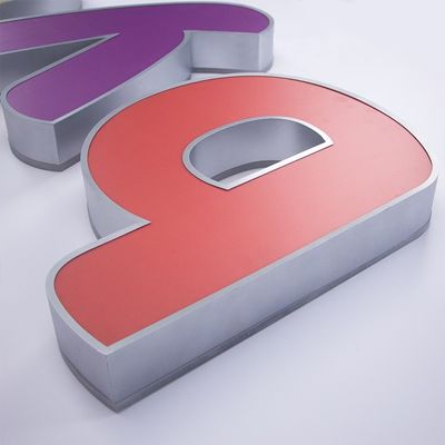 Segno all'aperto 3d illuminato Led Light Led acrilico caratteri luminosi con colore personalizzato