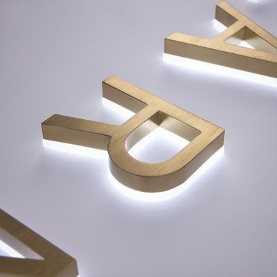 Segno all'aperto 3d illuminato Led Light Led acrilico caratteri luminosi con colore personalizzato