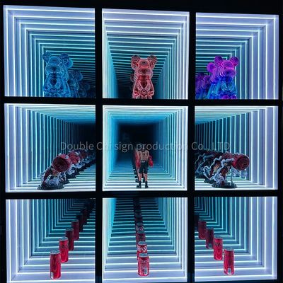Tendenze della moda Esplosione Figure di giocattoli Gioielli Lego Abyss Infinity Mirror Display Cases