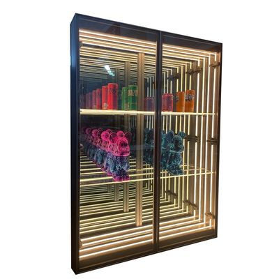 Specchietto di infinito 3D a LED di dimensioni personalizzate per visualizzazione e decorazione DC12V/AC110-220V