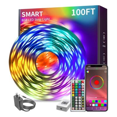 Residential Multicolor Adressable SK6812 SMD 5050 RGB LED Strip Lights con App