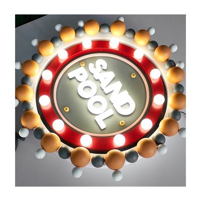Caratteri luminosi luci di lettere a LED segnale murale per display pubblicitario interno esterno