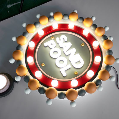 Caratteri luminosi luci di lettere a LED segnale murale per display pubblicitario interno esterno