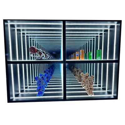 Cassa espositiva per specchi magici con spessore personalizzato e apparecchiature di illuminazione a LED