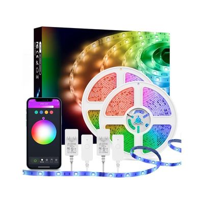 Illuminazione e circuiti Disegno Luci di Natale Casa Luci a LED Strip Bluetooth Tiktok