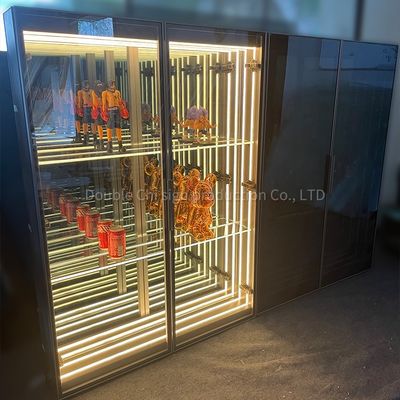 Cassa di visualizzazione di spessore personalizzato professionale per spazi commerciali DC12V/AC110-220V