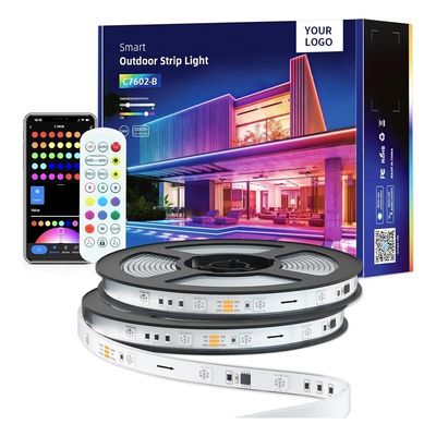 Controllo IR 12V Decorazione interna 5m Residenziale Bluetooth SMD 5050 RGB Luci a LED