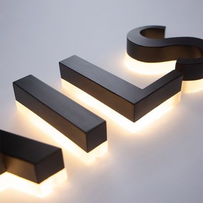 Tavola digitale per la pubblicità segno aperto luce a LED caratteri luminosi Lettera alfabetica