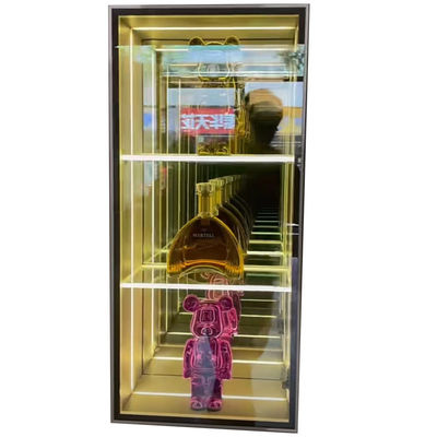 DC12V/AC110-220V Infinity Mirror Display Case per Donut Cake Cookie Dry Bakery Design
