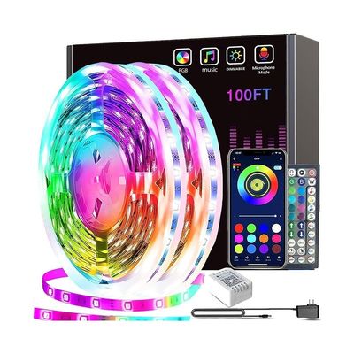 12V 10mmPCB Magic LED Strip 60LEDS/M IC WS2811 5050RGB IP20 50000 Tempo di lavoro CRI 80