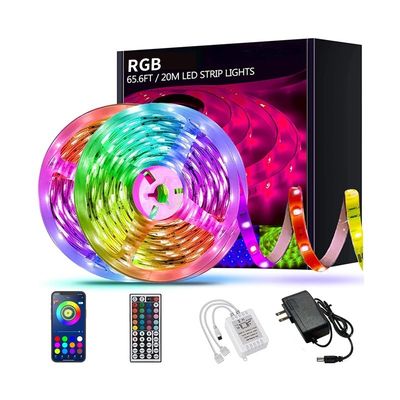 5mm 8mm 10mm 12mm Larghezza PCB Smart Wifi RGB LED Strip Lights 50000 ore di vita