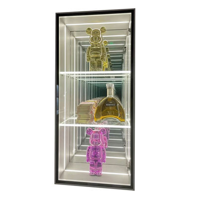 Modello Lego Mini Figure Infinity LED Sign Display Case con tensione DC12V/AC110-220V