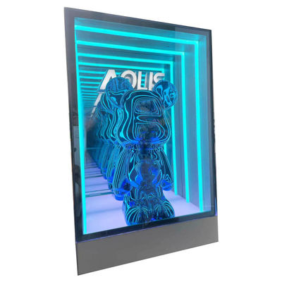 Modello Lego Mini Figure Infinity LED Sign Display Case con tensione DC12V/AC110-220V