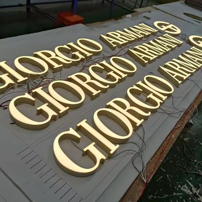Display pubblicitario LED Light Box Sign con tensione di ingresso 12V e caratteri luminosi