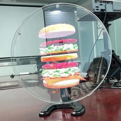 100-240W/AC 50/60HZ Voltaggio di ingresso Ventilatori olografici per display di ventilatori LED 3D