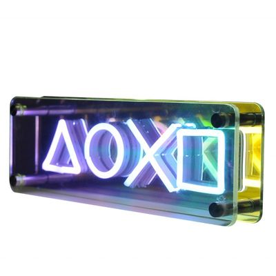 Negozio di prodotti esplosivi Tabelle di segnale LED con specchieri acrilici e luci Neno
