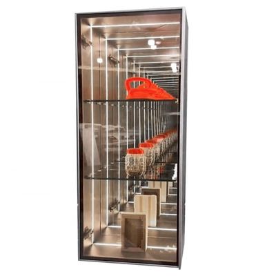 Fonte luminosa LED ad alta luminosità customisato Infinity Illusion mirror display case