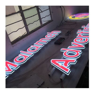 Vendita caratteri luminosi luminosi di plastica LED Sign Channel Letter con dimensioni personalizzate