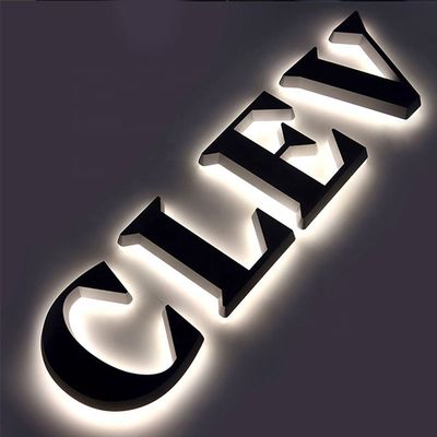 Vendita caratteri luminosi luminosi di plastica LED Sign Channel Letter con dimensioni personalizzate