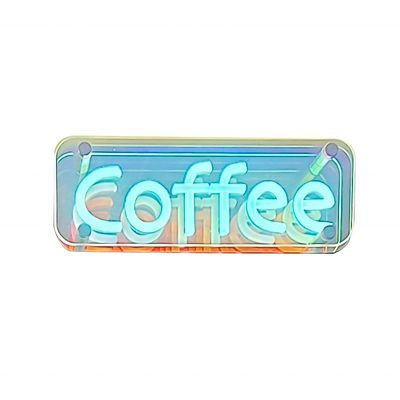 Mini Lettere LED personalizzate Specchio di abismo acrilico abbagliante Illuminazione personalizzata