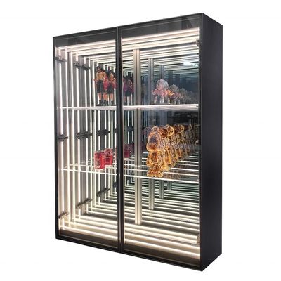 DC12V/AC110-220V Voltage Infinity Mirror Abyss Display Case per le vetrine del tuo negozio