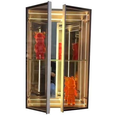 DC12V/AC110-220V Voltage Infinity Mirror Abyss Display Case per le vetrine del tuo negozio
