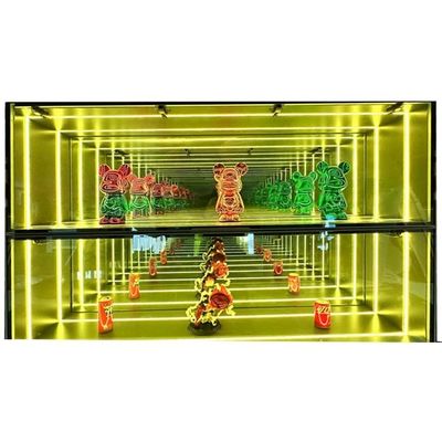 DC12V/AC110-220V Voltage Infinity Mirror Abyss Display Case per le vetrine del tuo negozio