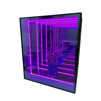 DC12V/AC110-220V Voltage Infinity Mirror Abyss Display Case per le vetrine del tuo negozio