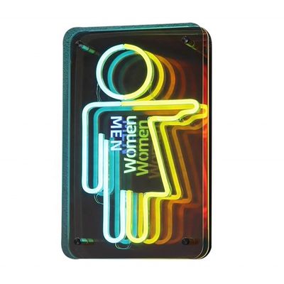 Delicato cartellone a neon a LED Lettere Infinito Lo logo dello specchio infinito per interni