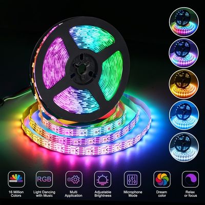 3M Aura BT Mesh Mobile Smart Phone APP Control Dimmabile Flessibile RGB SMD 5050 150 luci a LED con 40 tasti telecomando