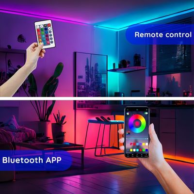 3M Aura BT Mesh Mobile Smart Phone APP Control Dimmabile Flessibile RGB SMD 5050 150 luci a LED con 40 tasti telecomando