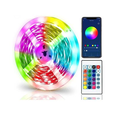 Casa di moda Decorazione LED Strip Light 12V 50ft 15m 5050 RGB con telecomando intelligente