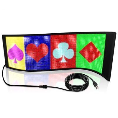 Livello ≥ 150° Verticale Angolo di visione 170° Display LED per luci di auto programmabili Smart App