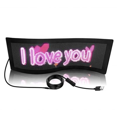 Smart App Control USB LED Sign Board per il salone espositivo Mini LED Display pubblicitario