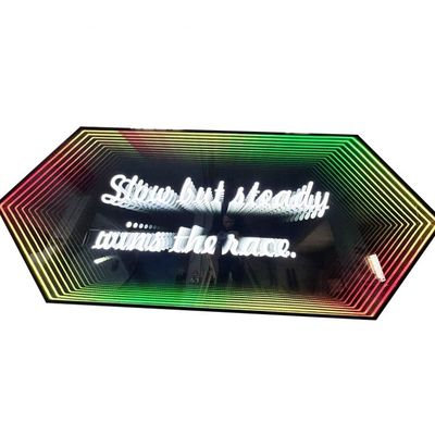 Colorato LED Infinity Abyss Sign per soluzioni personalizzate di visibilità e segnaletica aziendale