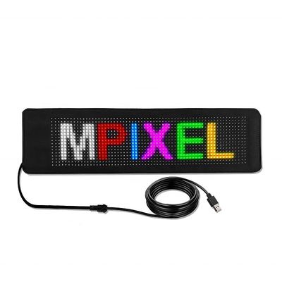Immagine di animazione di disegni di rotolamento pannello di controllo Bluetooth App Flessibile LED Car Sign Display