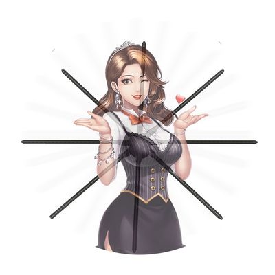 Display ologrammatico 3D ad alta risoluzione di 150 cm Protezione per schermo ologrammatico per fornitori ODM