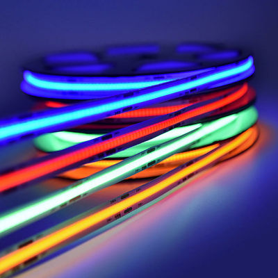 Colore variabile multicolore flessibile COB LED Strip Light 16.4ft 5m 24V per camera camera da letto festa DIY decorazione