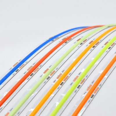 RGBCW RGBW RGB COB Silicone LED indirizzabile Light Cob Strips per corde leggere