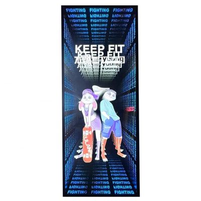 Segnali acrilici a neon 3D Prodotto personalizzato colorato per la pubblicità di Abyss Magic Mirror